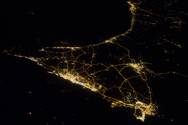 Month in Space: United Arab Emirates at Night