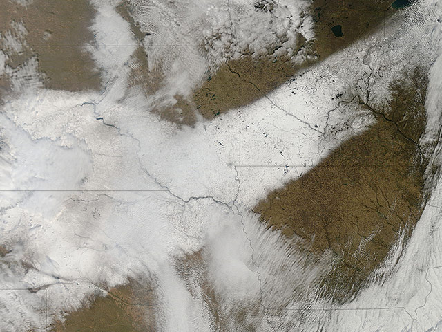 Month in Space: An autumn storm in Midwestern United States