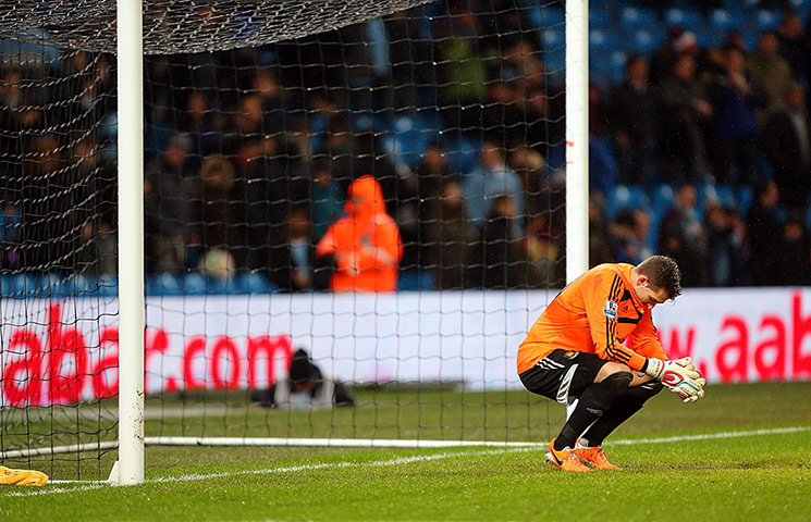 Man City v West Ham Utd: Nor is West Ham goalkeeper Adrian 