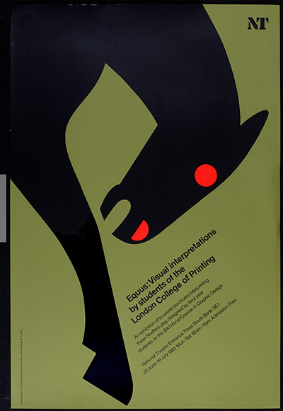 Tom Eckersley: Tom Eckersley poster Equus