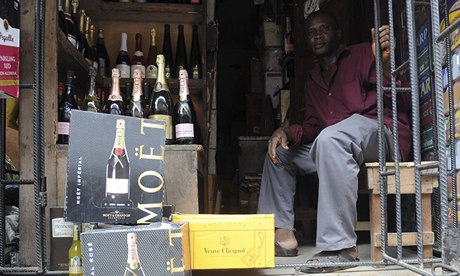 Champagne in Lagos