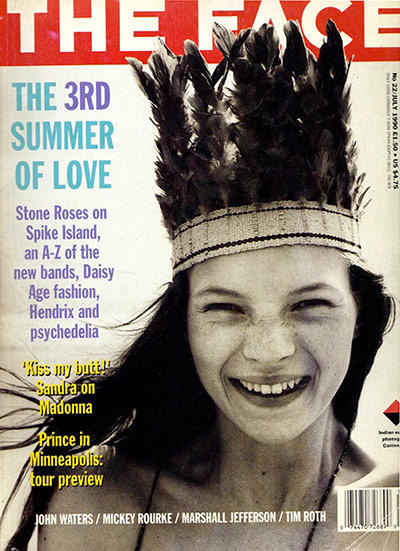 10 best: Kate Moss on the cover of The Face in 1990