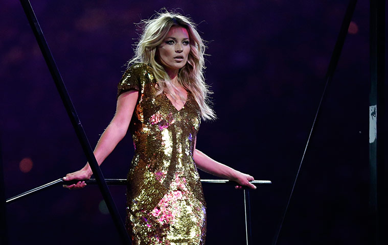 10 best: kate Moss at the Olympic Closing Ceremony 