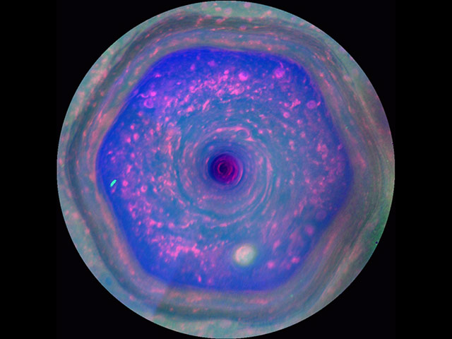 Space: storm on Saturn