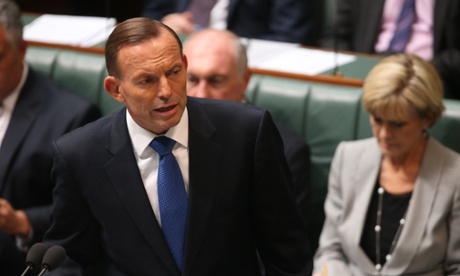 The Prime Minister Tony Abbott updates the house on Australia's military actions in the Middle East.