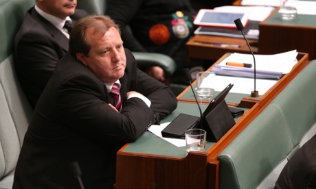 The Member for McEwan Rob Mitchell after being chastised on his twitter usage by Christopher Pyne.