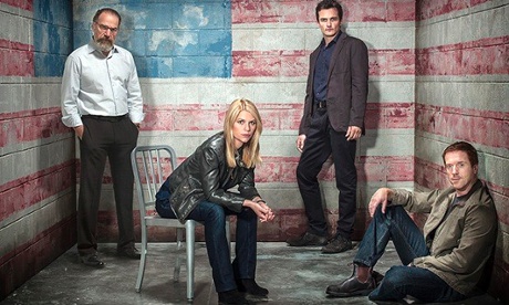 Homeland: Saul Berenson, Carrie Mathison, Peter Quinn and Nick Brody 