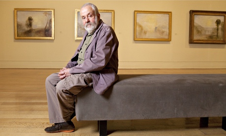Mike Leigh at the Late Turner exhibition at Tate Britain. 