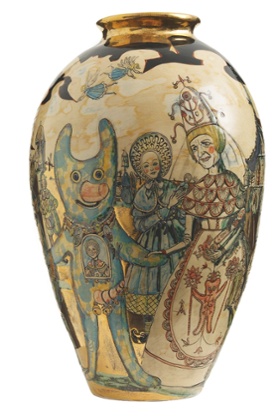 Grayson Perry's pot World Leaders Attend The Marriage Of Alan Measles And Claire Perry, 2009