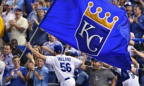 Greg Holland flies the flag for KC's bullpen.