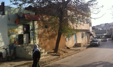 A low income suburb on the outskirts of Tunis