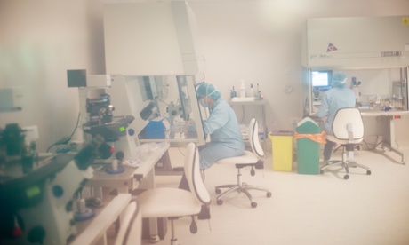 The laboratory at Birmingham Women’s Fertility Centre.
