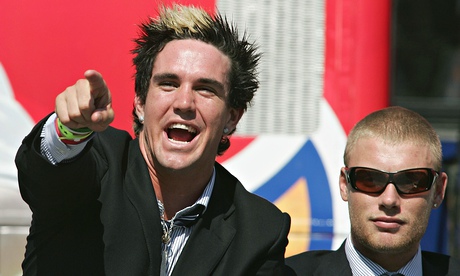 Kevin Pietersen and Andrew Flintoff