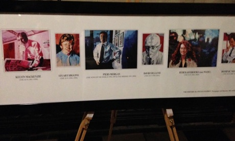 Jolyon Madden’s paintings of redtop editors