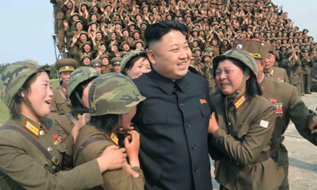 As the North Korean leader Kim Jong-un, seen above in a photograph released in April 2014, remains conspicuously absent from public life, it has been suggested that his sister Kim Yo-jong may have stepped up to manage the leadership.