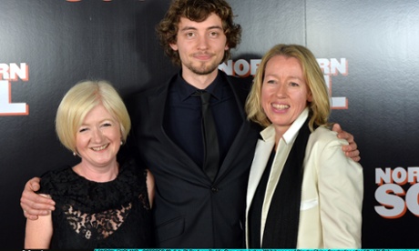 Producer Deddie Gray, actor Joshua Whitehouse and Elaine Constantine at the UK gala screening of Northern Soul.