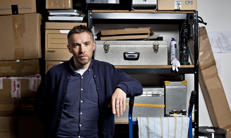 Duncan Campbell, the film-maker shortlisted for Turner Prize 2014, in his Glasgow studio.
