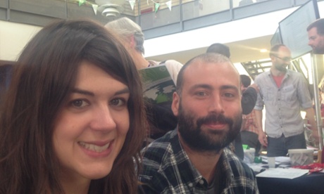 Eilidh Muldoon from Edinburgh, with her partner Robert MacKintosh