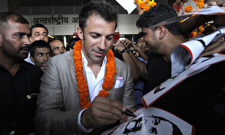 Big names, such as Alessandro Del Piero, have been attracted to the glittering prospect of the India