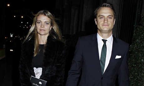 Jemma Kidd and Arthur Wellesley at the Conservative party 'black and white ball'