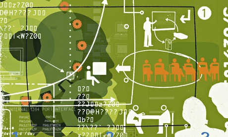 Business communication collage