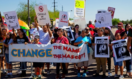 Redskins protest