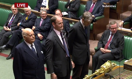 Douglas Carswell taking his seat