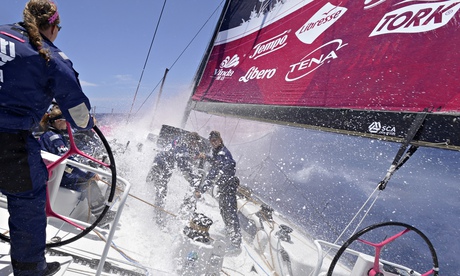 Team SCA on the high seas