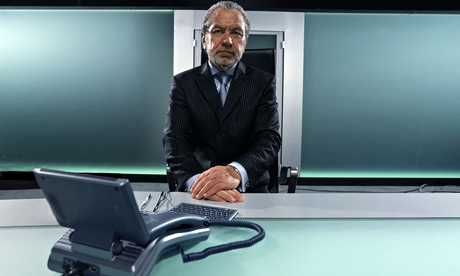 Alan Sugar in the first series of The Apprentice in 2005