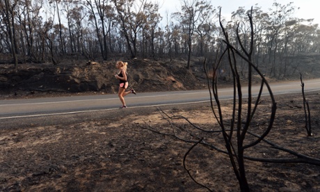 Runner bushfire Blue Mountains