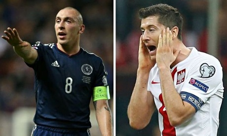 Poland v Scotland composite