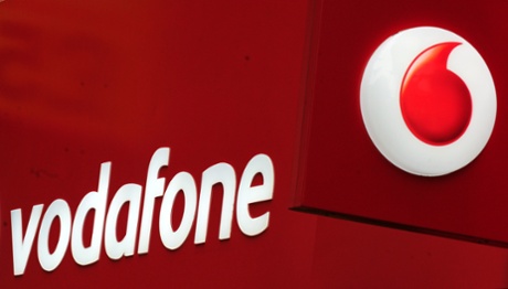 Vodafone shop and logo. Photo: Rui Vieira/PA Wire