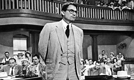 American actor Gregory Peck as Atticus Finch in a scene from  the 1962 film To Kill A Mockingbird.