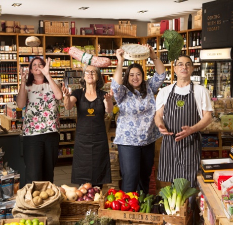 From left, Delifonseca’s Lavinia Cooke; Clare Jones, Candice Fonseca, Martin Cooper.