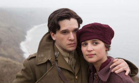 Alicia Vikander with Kit Harington in Testament of Youth