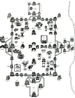 A map of Ming-dynasty Datong