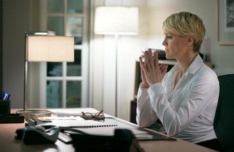 Robin Wright as Clair Underwood in a scene from 
