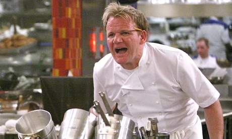 Gordon Ramsay shouting