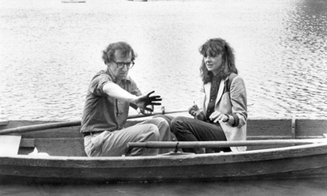 Woody Allen and Diane Keaton smoking in Central Park, which would now be prohibited.