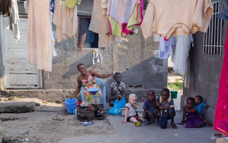 A family in modern-day Kinshasa.