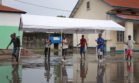 2014: Flooding in Kinshasa.