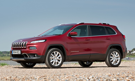Red arrow: Jeep cherokee
