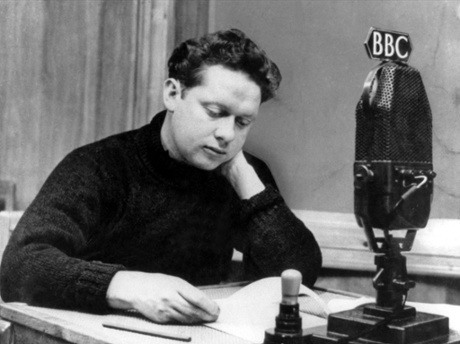 Thomas at work at the BBC 