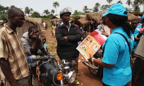 Motorcycle taxi drivers Liberia