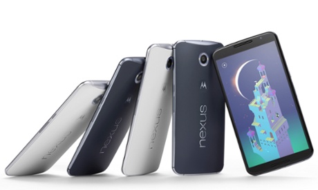 Google Nexus 6 running Android Lollipop