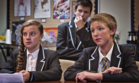 Students at the Clacton Coastal Academy 