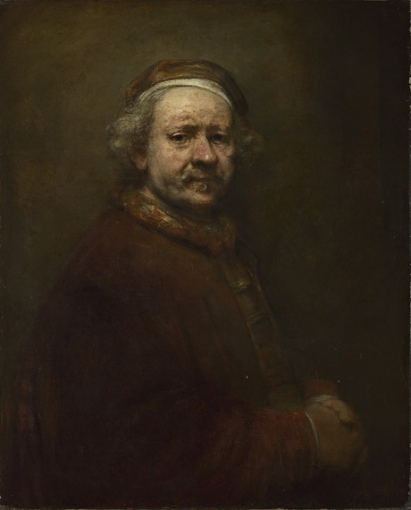 Rembrandt's Self Portrait at the Age of 63, 1669.
