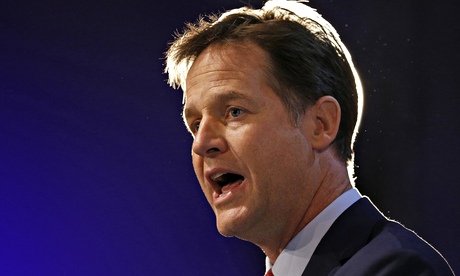 Nick Clegg, the deputy prime minister
