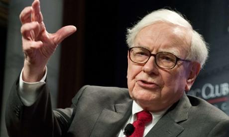 Billionaire Warren Buffett, CEO and chairman of investment company Berkshire Hathaway.