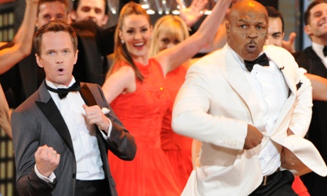 Neil Patrick Harris performs with Mike Tyson at the 2013 Tonys.